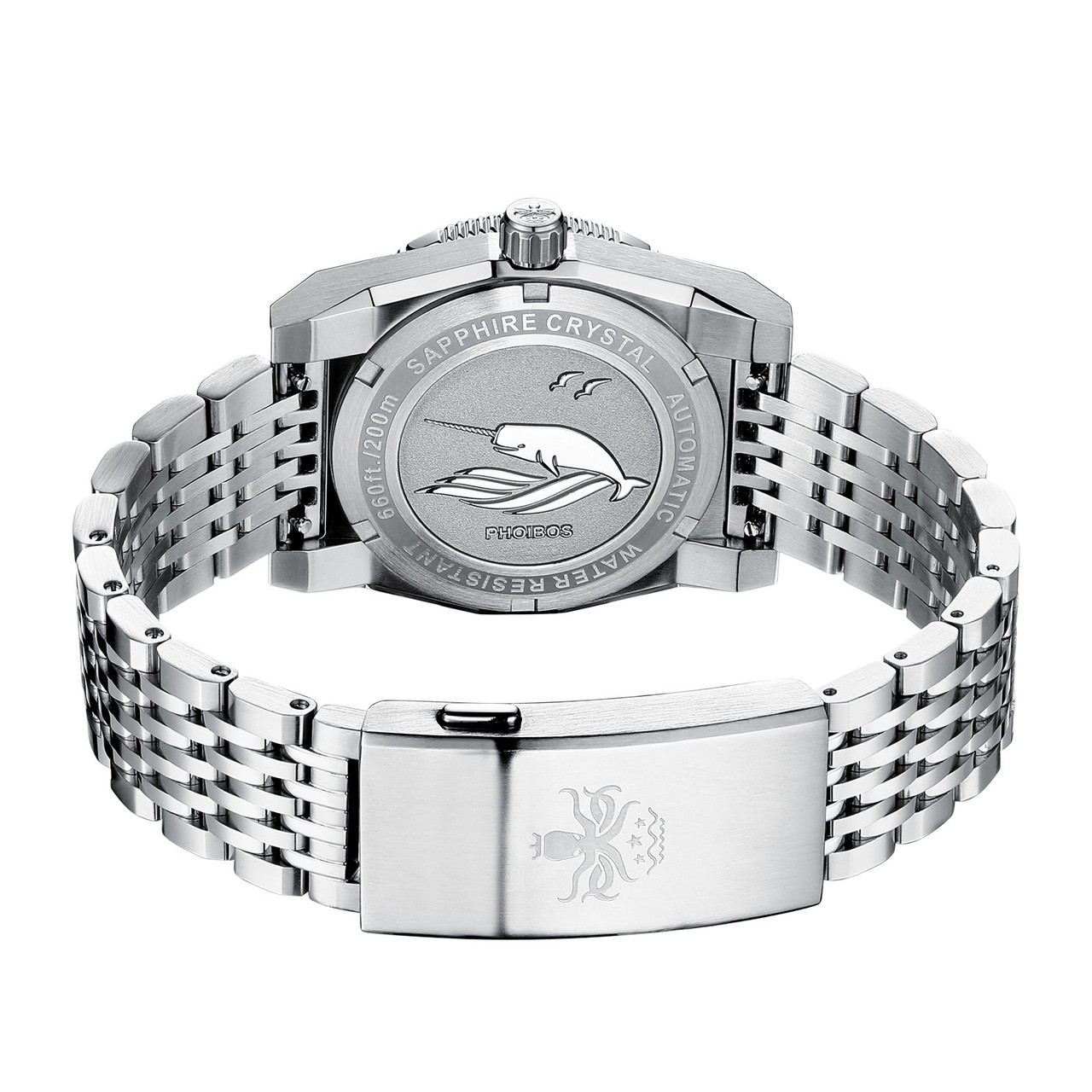 PHOIBOS Narwhal 200M Automatic Diver Watch PY061D Blue Vintage