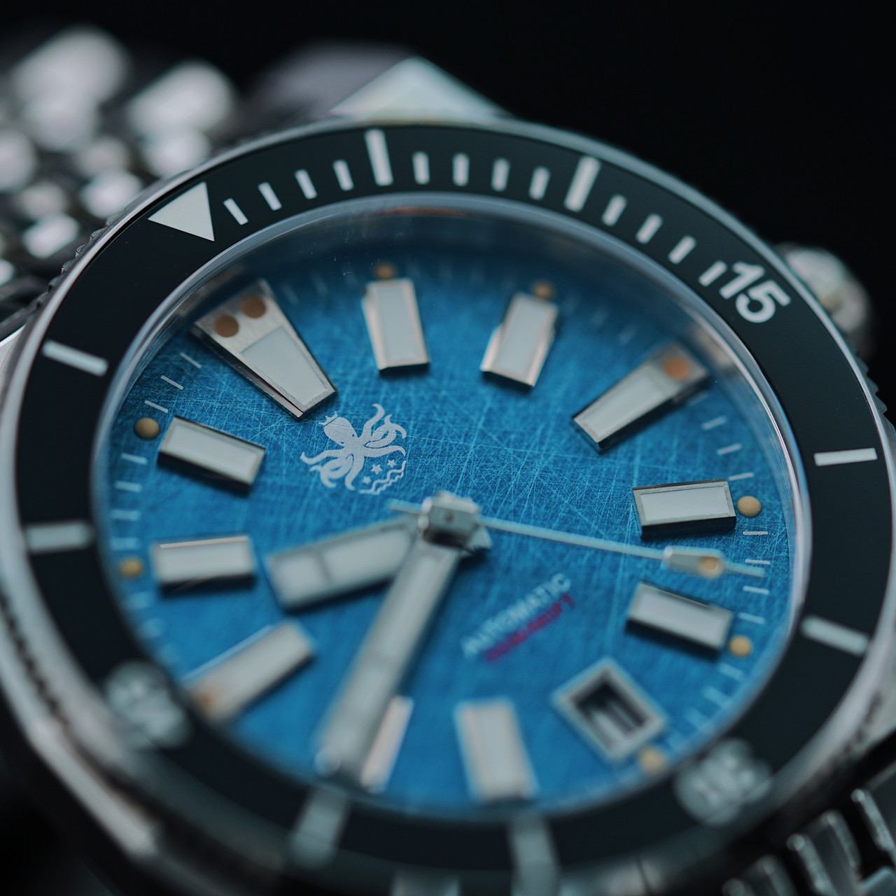 PHOIBOS Narwhal 200M Automatic Diver Watch PY061D Blue Vintage