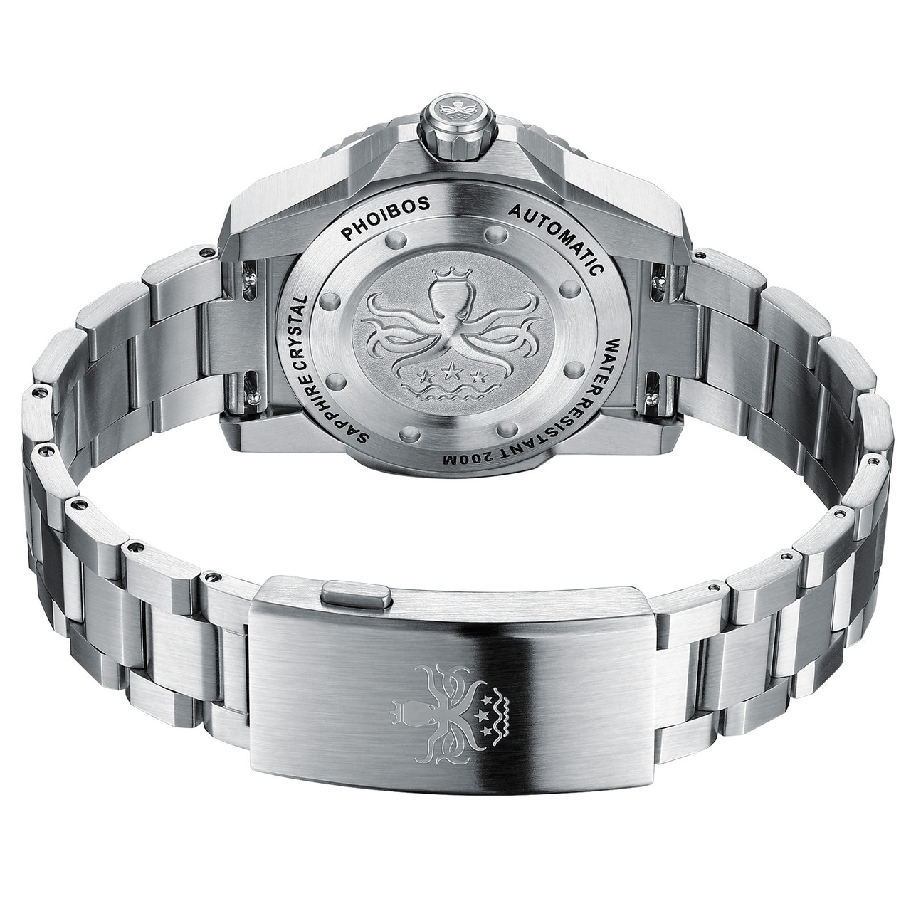 PHOIBOS LEVIATHAN 200M Automatic Diver Watch PY062B Blue Forged