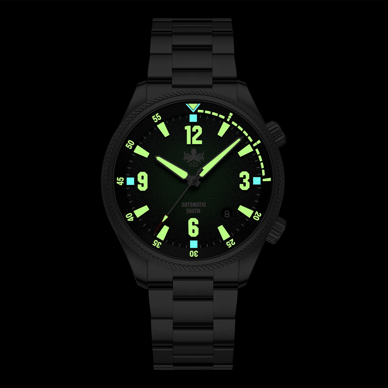 PHOIBOS Storm Corsair 200M Automatic Diver Watch PY063B Blue