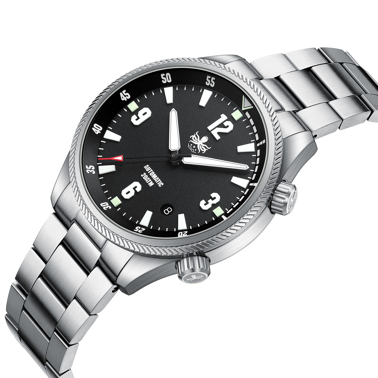 PHOIBOS Storm Corsair 200M Automatic Diver Watch PY063C Black