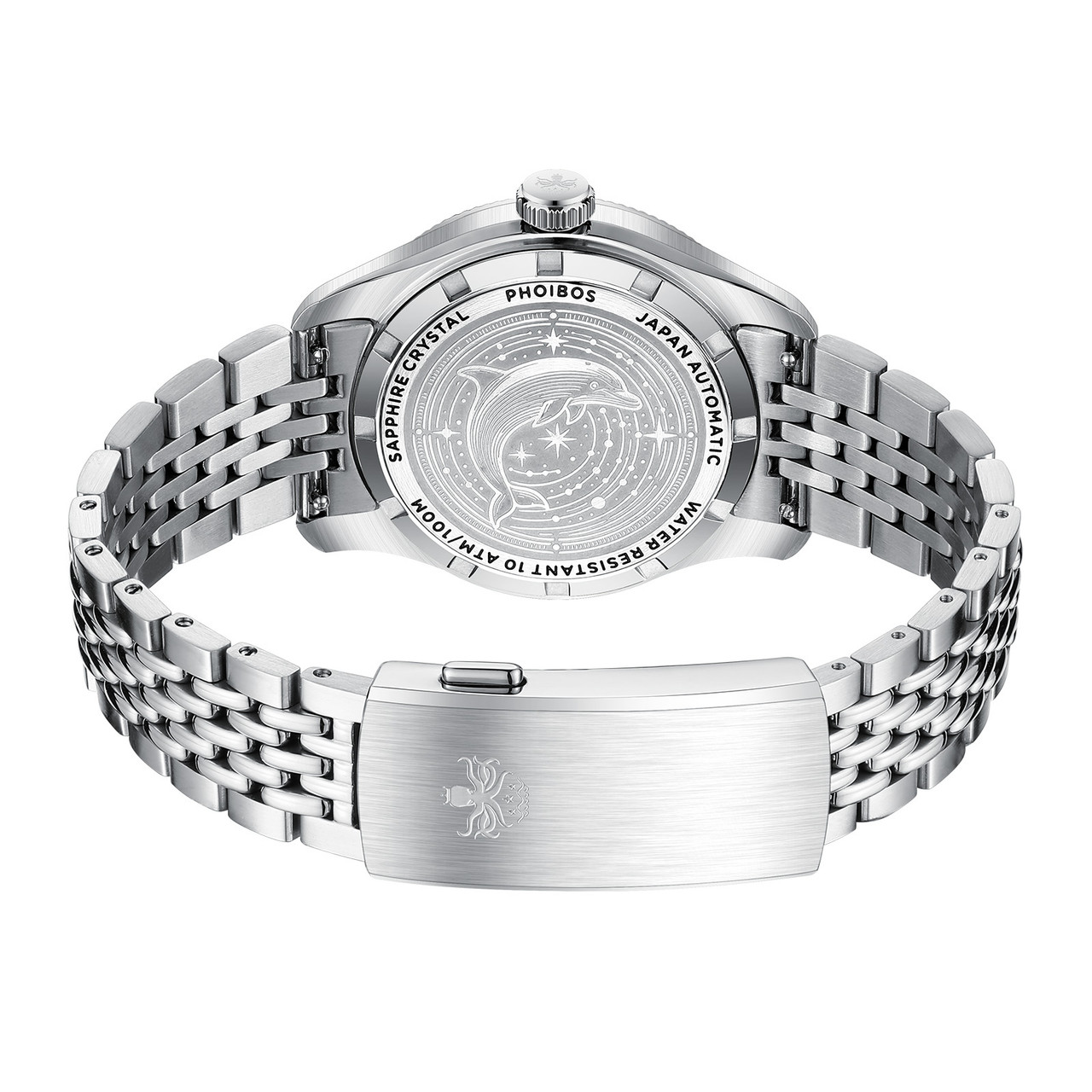 PHOIBOS Delphinus 100M Automatic Watch PY066B Lapis Lazuli