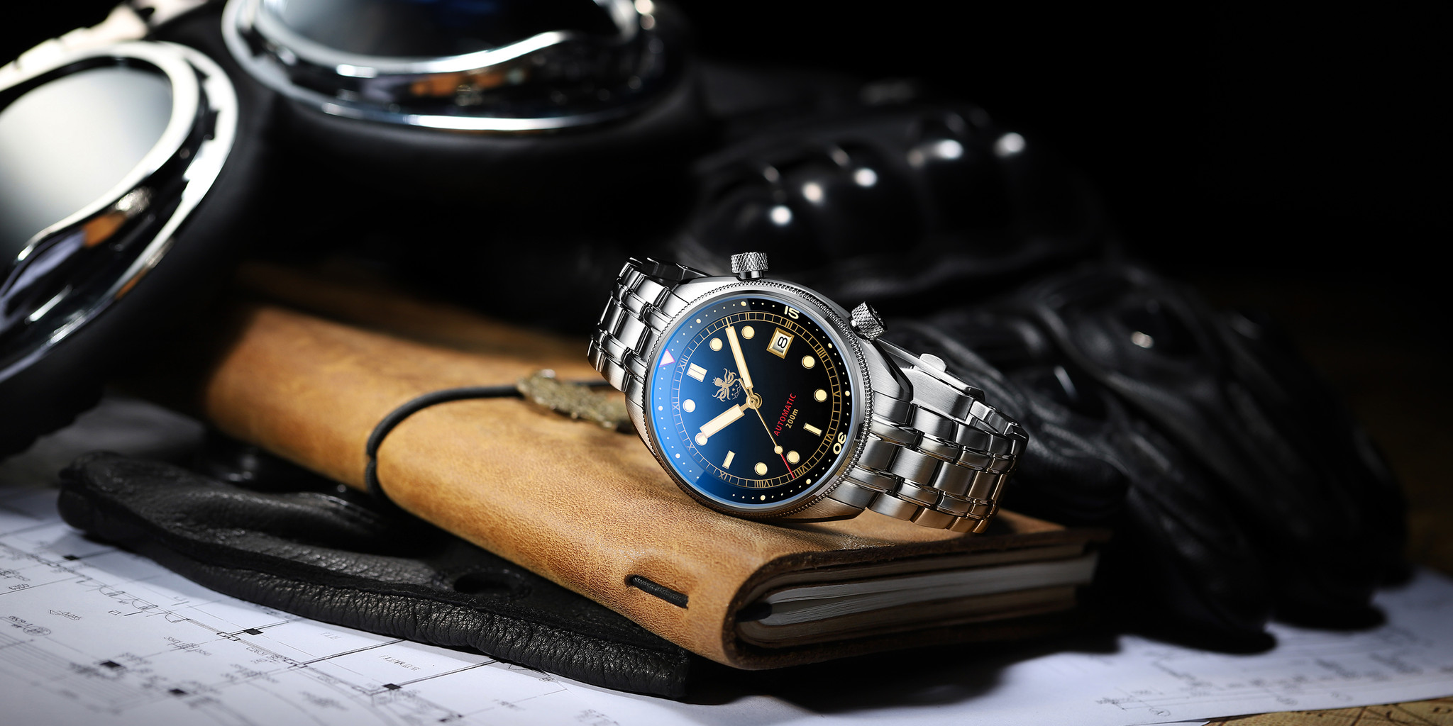 phoibos diver automatic