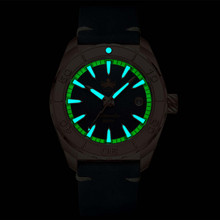 PHOIBOS Proteus Bronze 300M Automatic Diver Watch PY046B Dark Navy Blue Limited Edition 