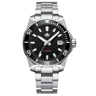 PHOIBOS LEVIATHAN 200M Automatic Diver Watch PY050C Black 