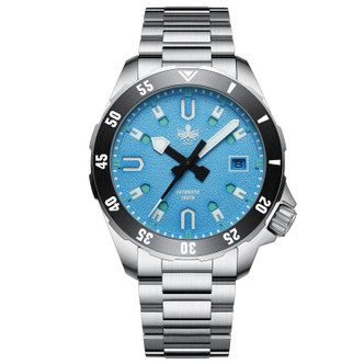 PHOIBOS APOLLO DLC 200M Automatic Diver Watch PY056BX Blue