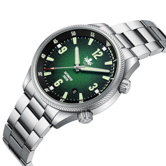 PHOIBOS EAGLE RAY 200M Automatic Diver Watch PY065AN Green Jade No
