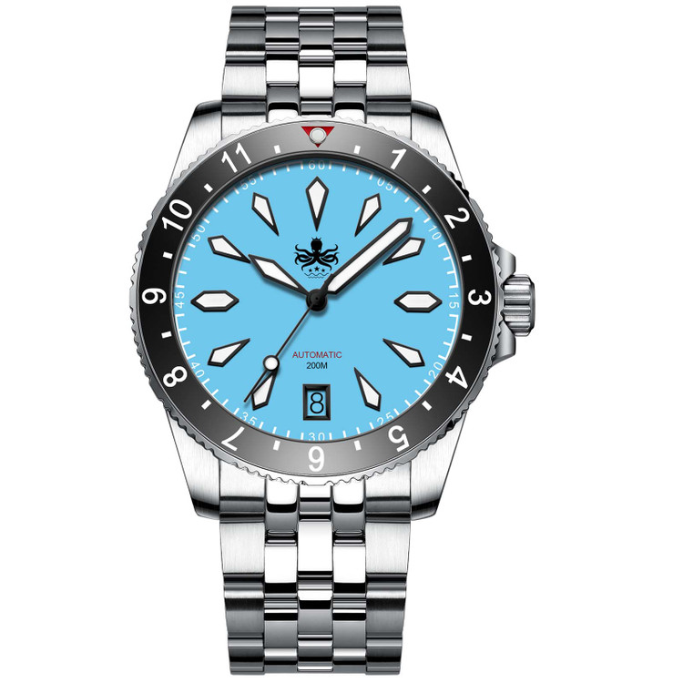 PHOIBOS Voyager 200M Automatic Diver Watch PY035B Blue