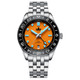 PHOIBOS WAVE MASTER GMT 200M Automatic Diver Watch PY049G Orange