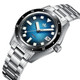PHOIBOS Argo 200M Automatic Diver Watch PY052B Spiral Sunray Blue