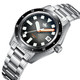 PHOIBOS Argo 200M Automatic Diver Watch PY052C Spiral Sunray Gray