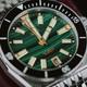 PHOIBOS Narwhal 200M Automatic Diver Watch PY061A Green Malachite