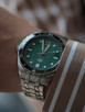 PHOIBOS EAGLE RAY 200M Automatic Diver Watch PY065AD Green Jade Date