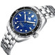PHOIBOS EAGLE RAY 200M Automatic Diver Watch PY065BN Lapis Lazuli No Date