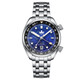 PHOIBOS EAGLE RAY TRAVELER GMT 150M Automatic Compressor Diver Watch PY067B Lapis Lazuli