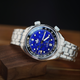 PHOIBOS EAGLE RAY TRAVELER GMT 150M Automatic Compressor Diver Watch PY067B Lapis Lazuli