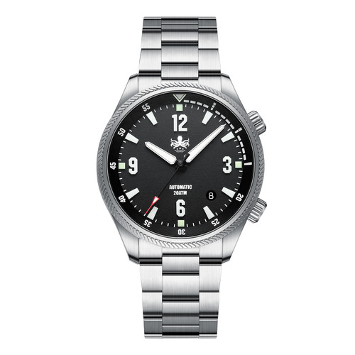PHOIBOS Storm Corsair 200M Automatic Diver Watch PY063C Black