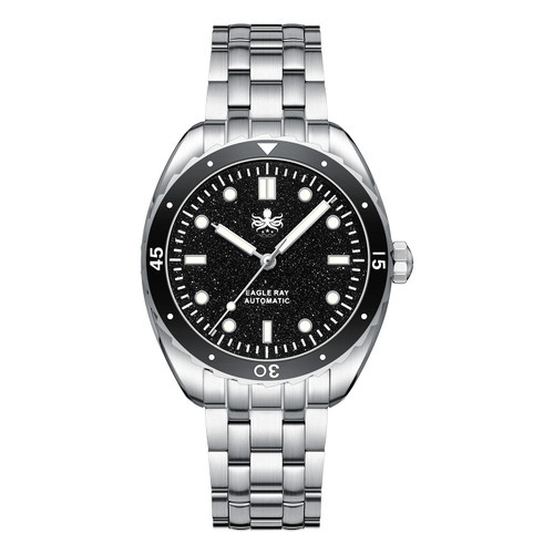 PHOIBOS EAGLE RAY 200M Automatic Diver Watch PY065CN Black