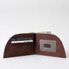 Front Pocket Wallet - Ballglove Leather in Dark Brown