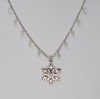 Diamond Crystal Snowflake Pendant