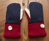 Womens Wool Mittens - RWB1-2