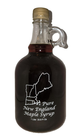 1 Liter of Grade A Dark Maple Syrup