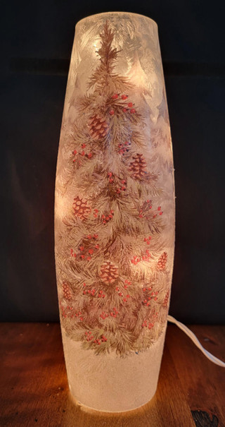 Evergreen Tree  Lighted Vase - ADG2209