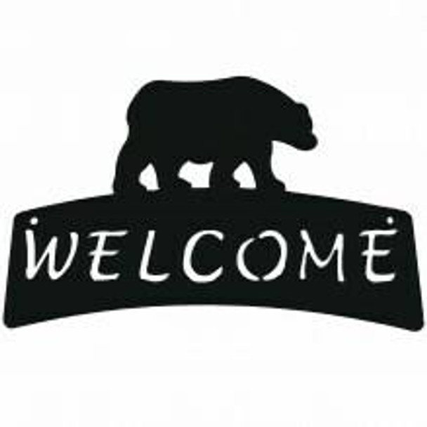 Bear Welcome Plaque