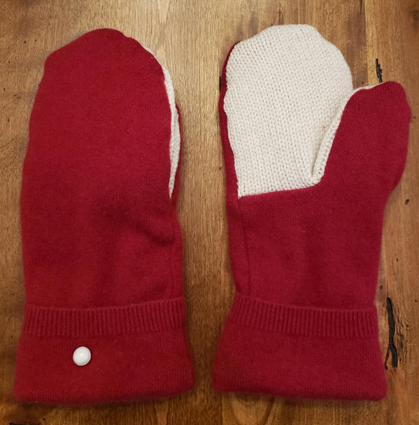 Womens Wool Mittens - LC86