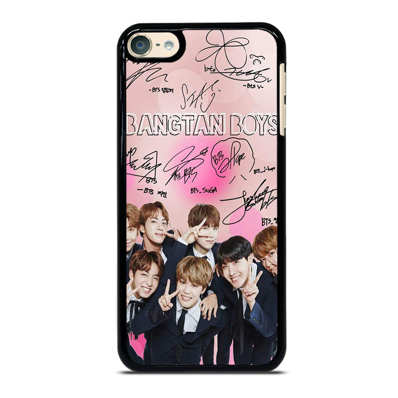 KPOP BTS LOVE PINK SIGNATURE iPod Touch 6 Case