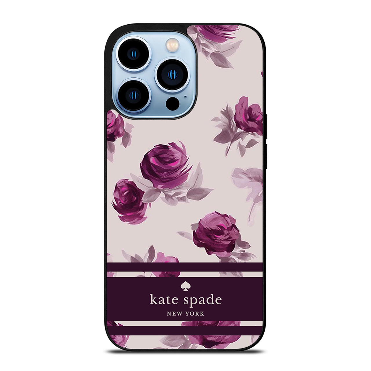 KATE SPADE FLORAL PURPLE iPhone 13 Pro Max Case Cover