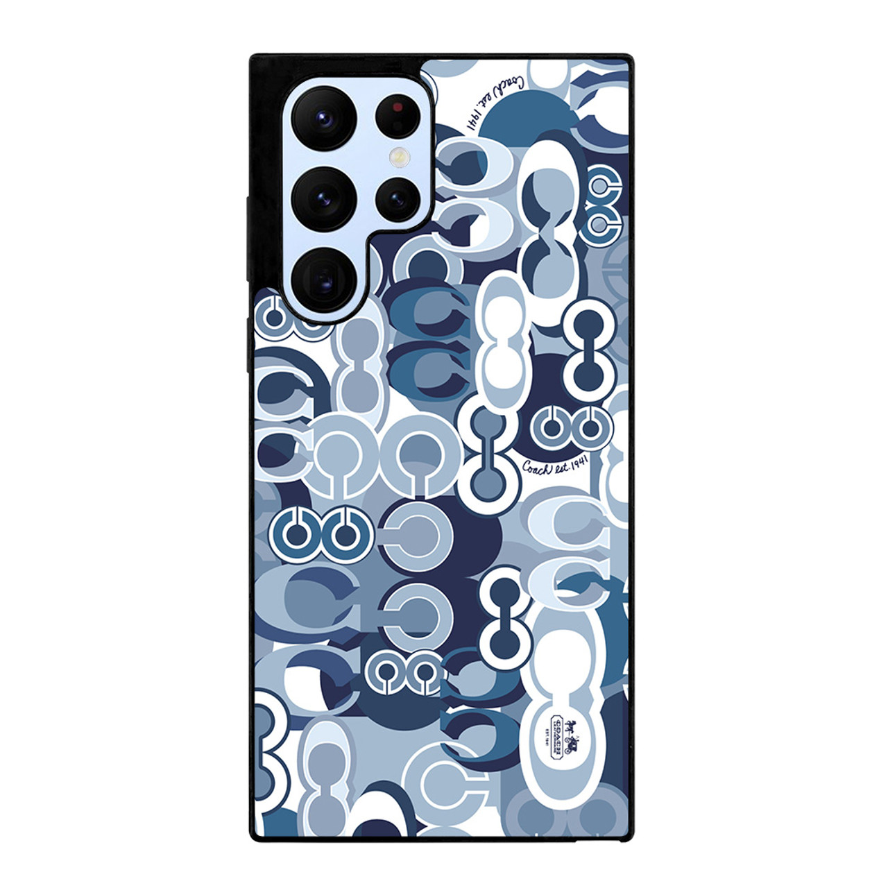 Louis Vuitton Blue Phone Case Samsung Galaxy S22 Ultra 2D – javacases