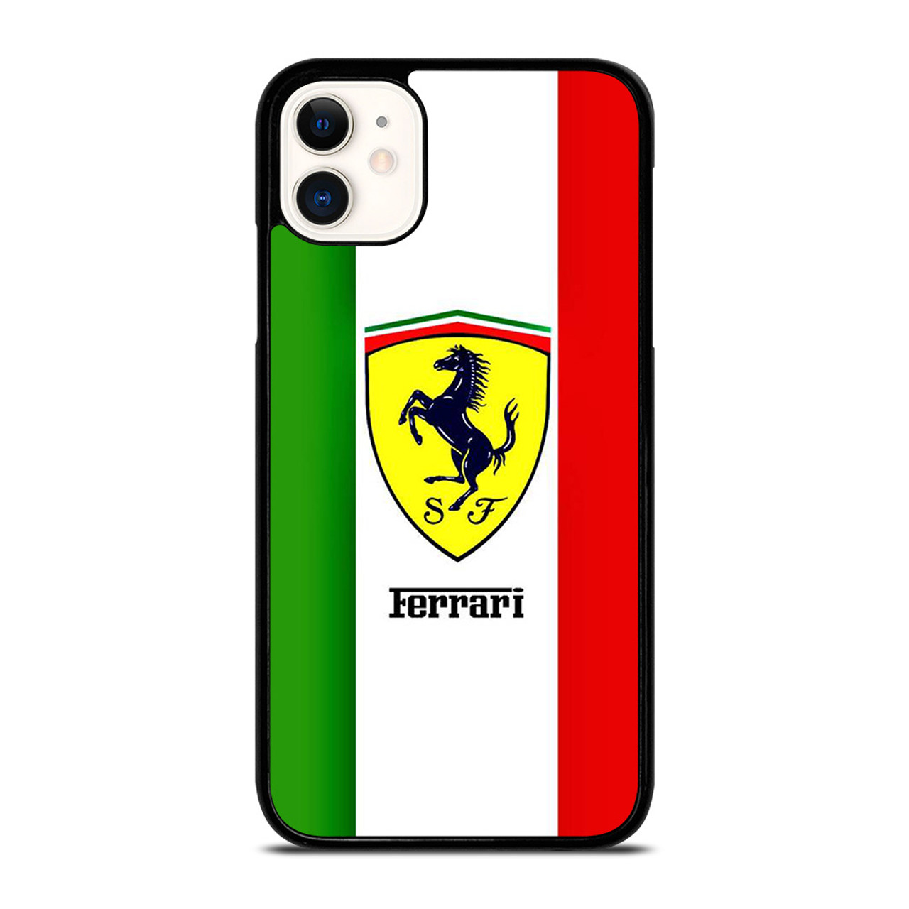 FERRARI ITALI FLAG LOGO iPhone 11 Case Cover