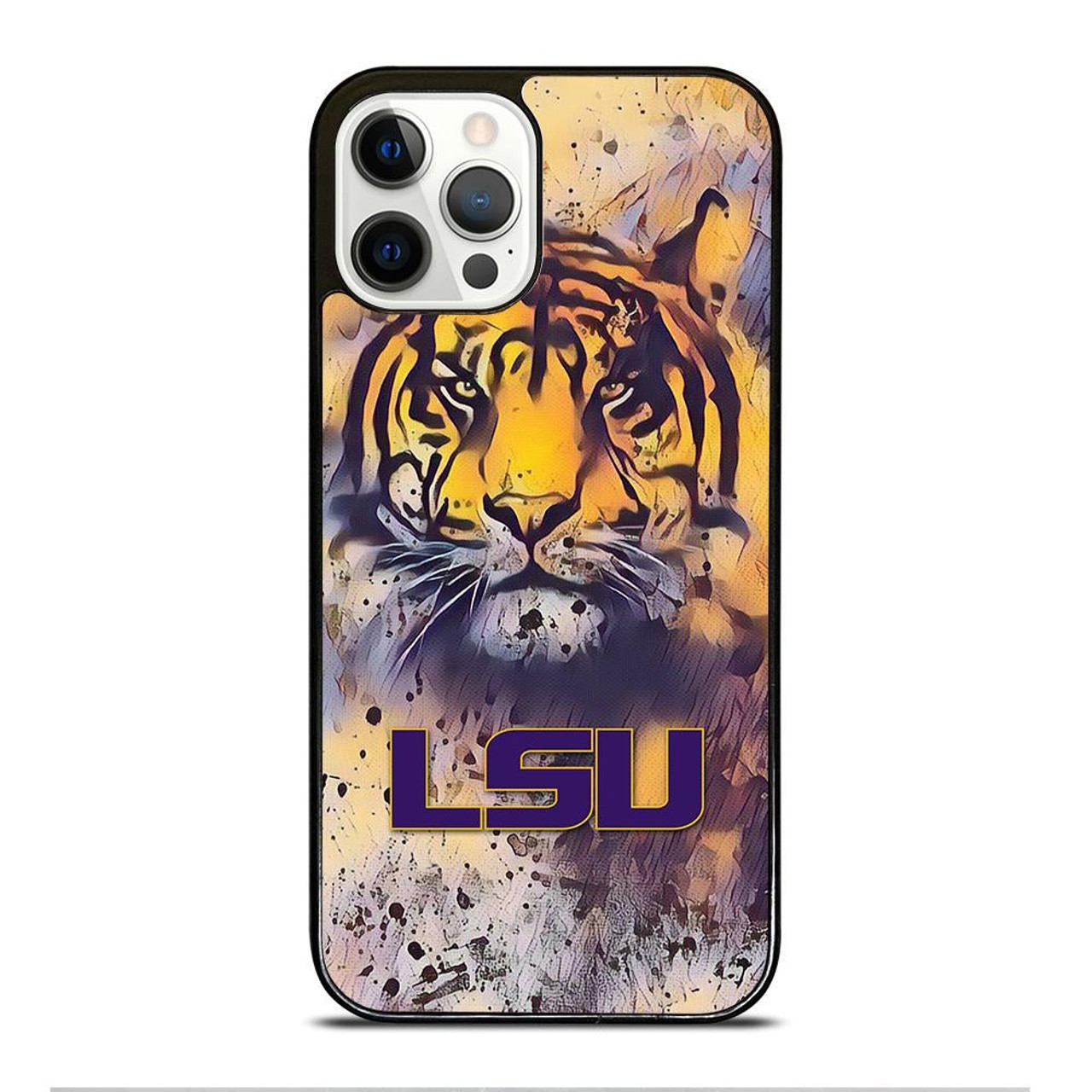 LSU TIGERS ART LOGO iPhone 12 Pro Case Cover