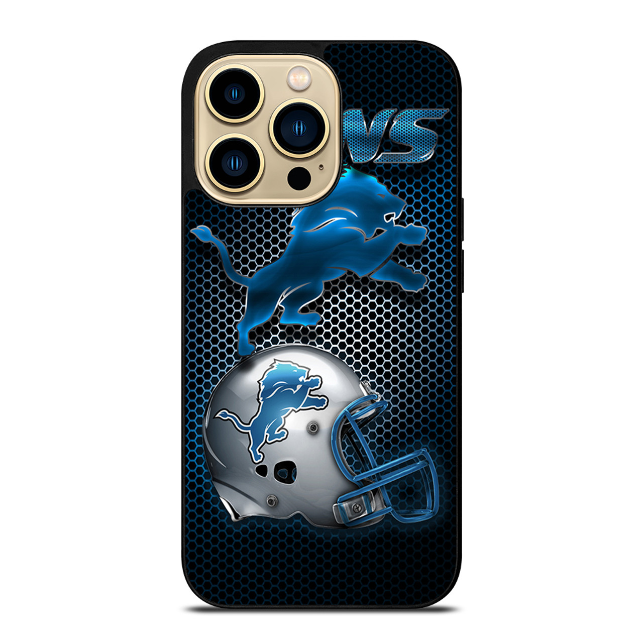 DETROIT LIONS LOGO HELMET iPhone 14 Pro Max Case Cover