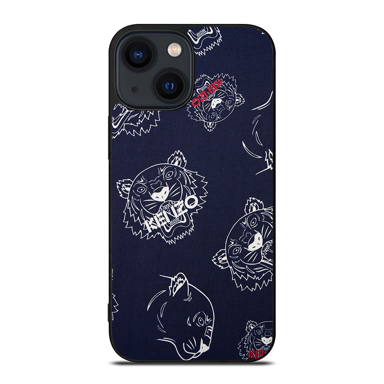 Tapijt Graf Soedan KENZO PARIS TIGER COLLAGE iPhone 14 Plus Case Cover