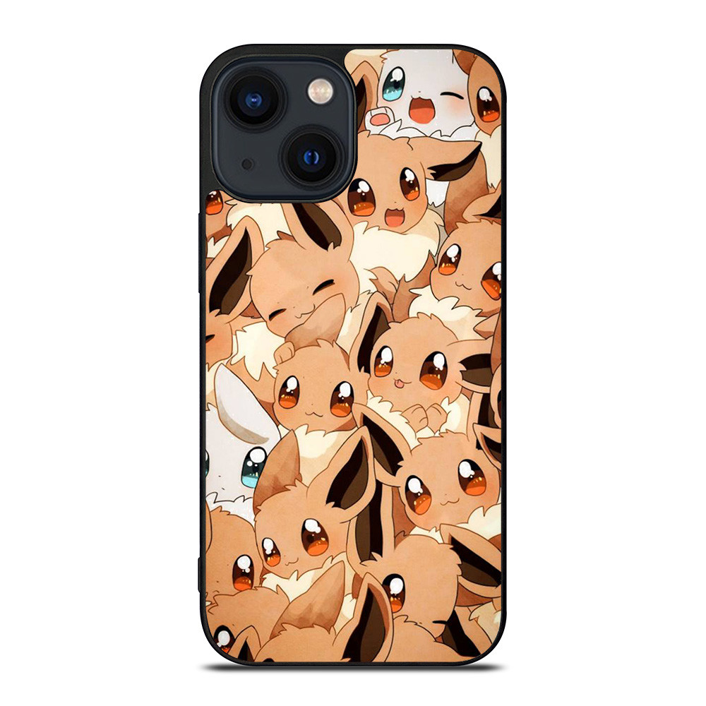 POKEMON EEVEE CUTE COLLAGE iPhone 14 Plus Case Cover POKEMON EEVEE CUTE COLLAGE iPhone 14 Plus Case Cover