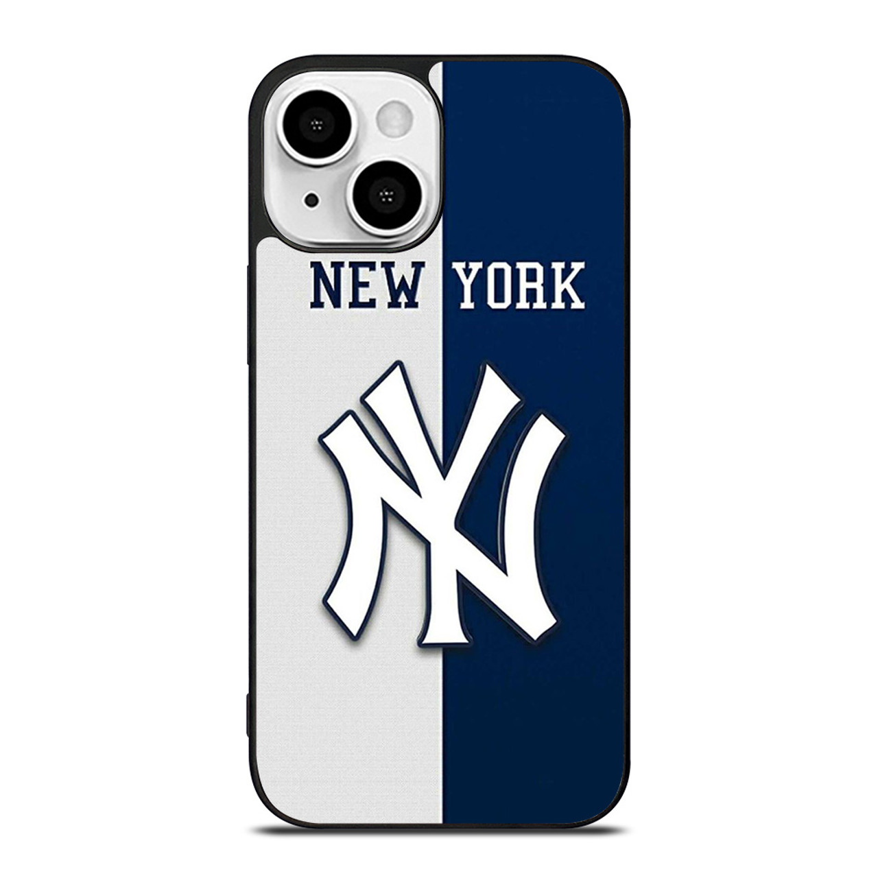 New York Yankees Text Backdrop Clear iPhone Case 