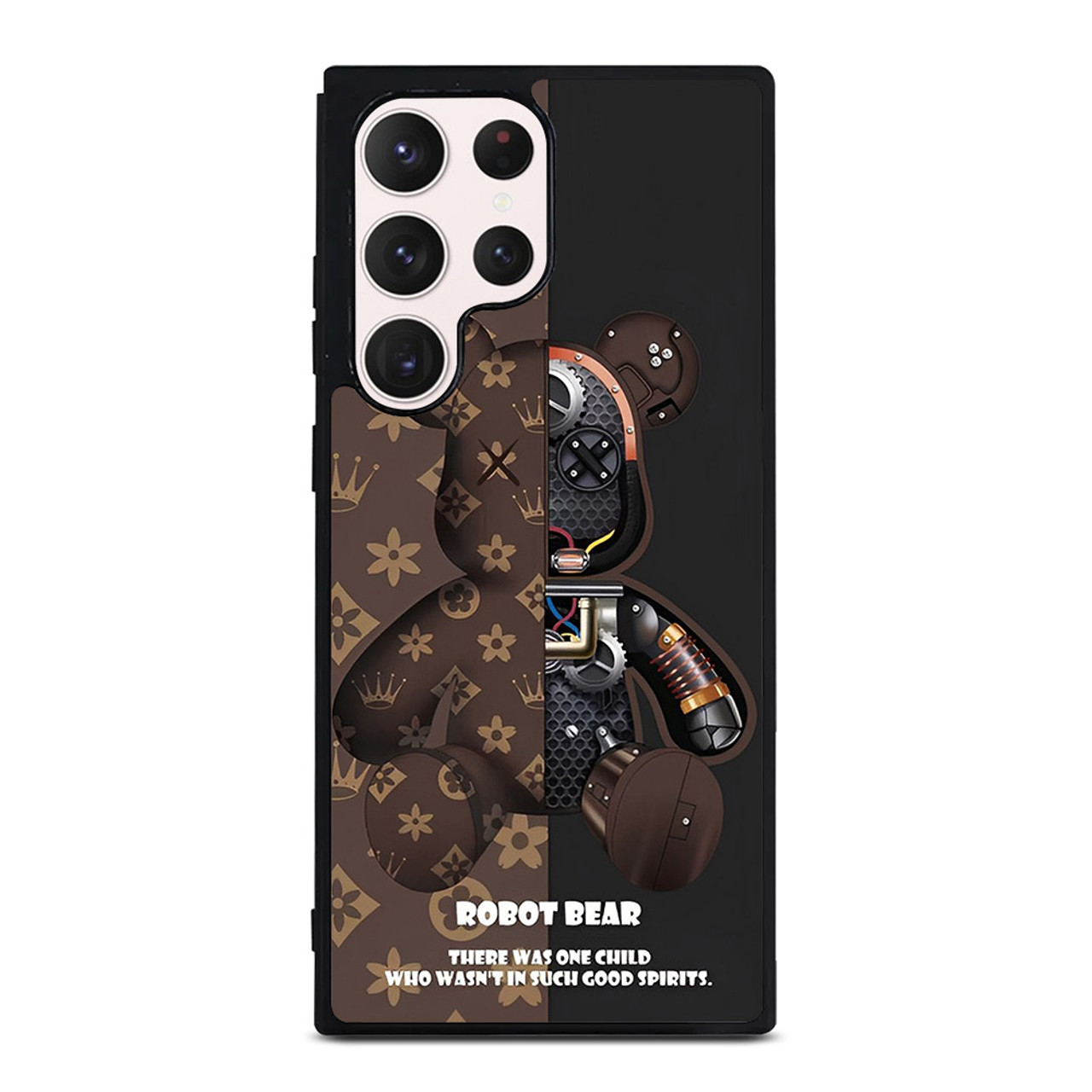 BEAR BRICK KAWS ROBOT BROWN Samsung Galaxy S23 Ultra Case Cover