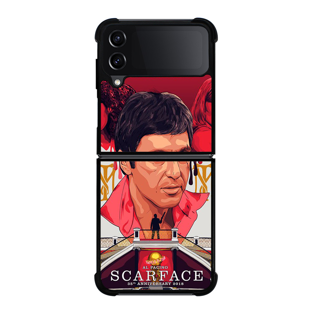 SCARFACE CLIPART Samsung Galaxy Z Flip 4 Case Cover SCARFACE CLIPART Samsung Galaxy Z Flip 4 Case Cover