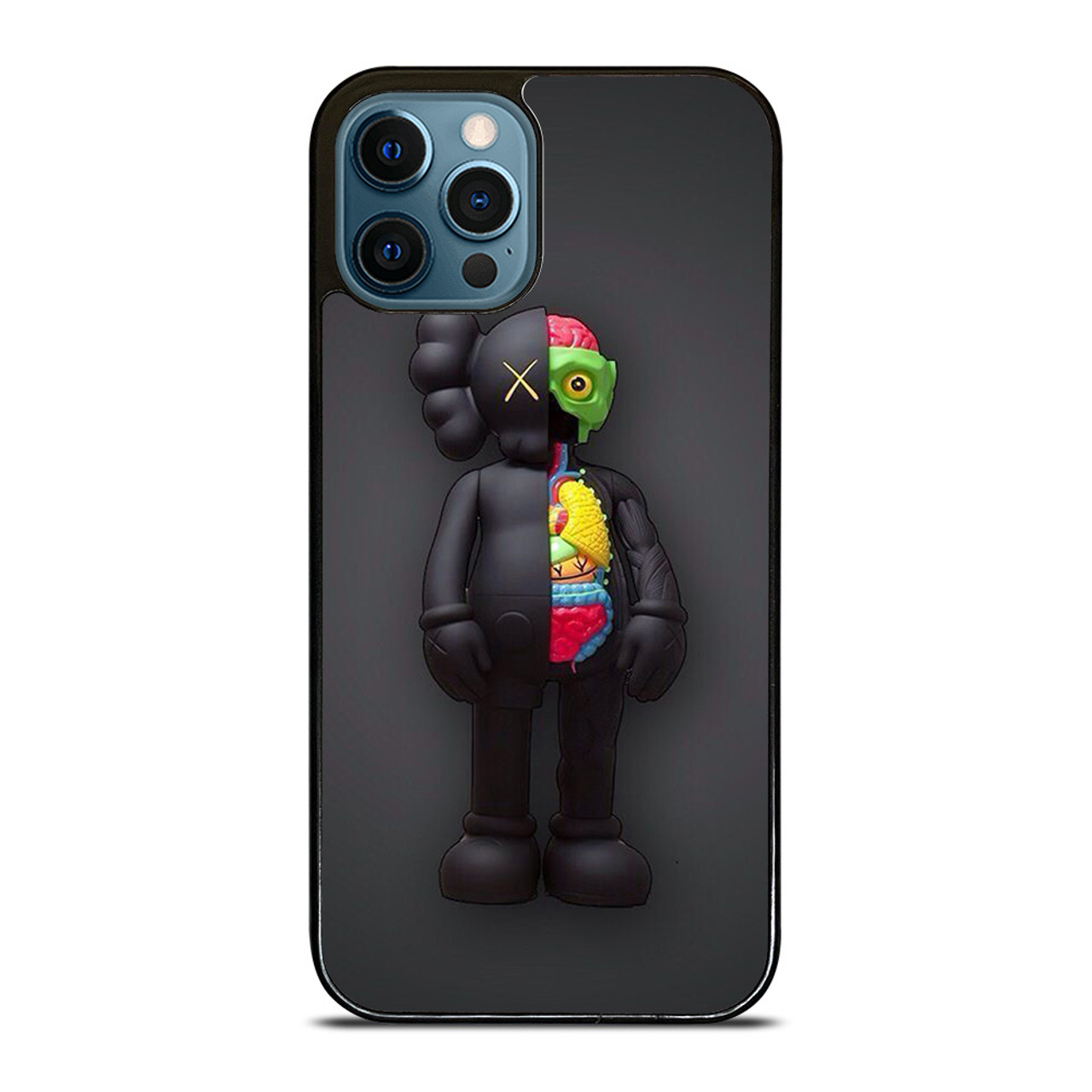 BEAR BRICK KAWS ROBOT BROWN iPhone 11 Pro Case Cover