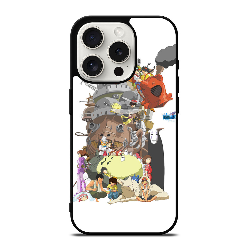 STUDIO GHIBLI ALL CHARACTER iPhone 15 Pro Case Cover STUDIO GHIBLI ALL CHARACTER iPhone 15 Pro Case Cover