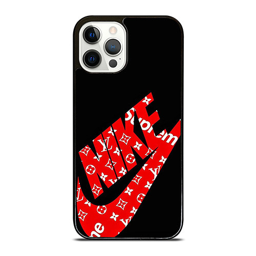 NIKE LV LOUIS VUITTON LOGO iPhone 12 Pro Case Cover