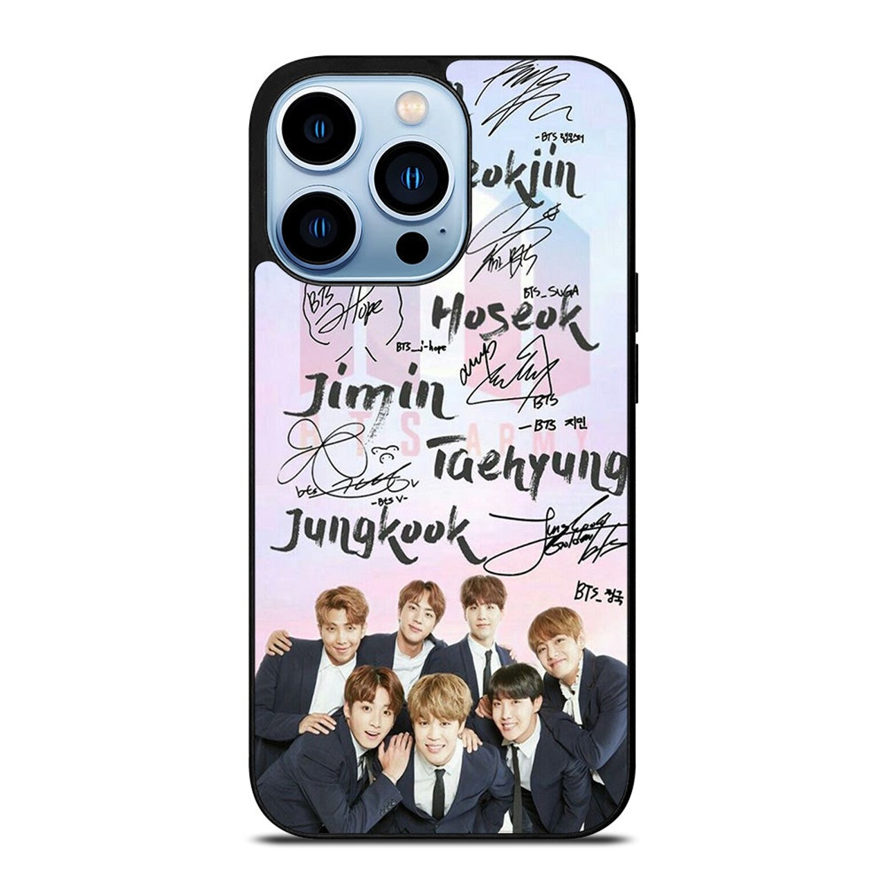 BANGTAN BOYS BTS SIGNATURE iPhone 13 Pro Max Case Cover