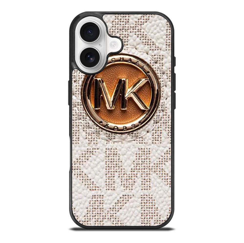 MICHAEL KORS LOGO MK WHITE iPhone 17 Case Cover MICHAEL KORS LOGO MK WHITE iPhone 17 Case Cover