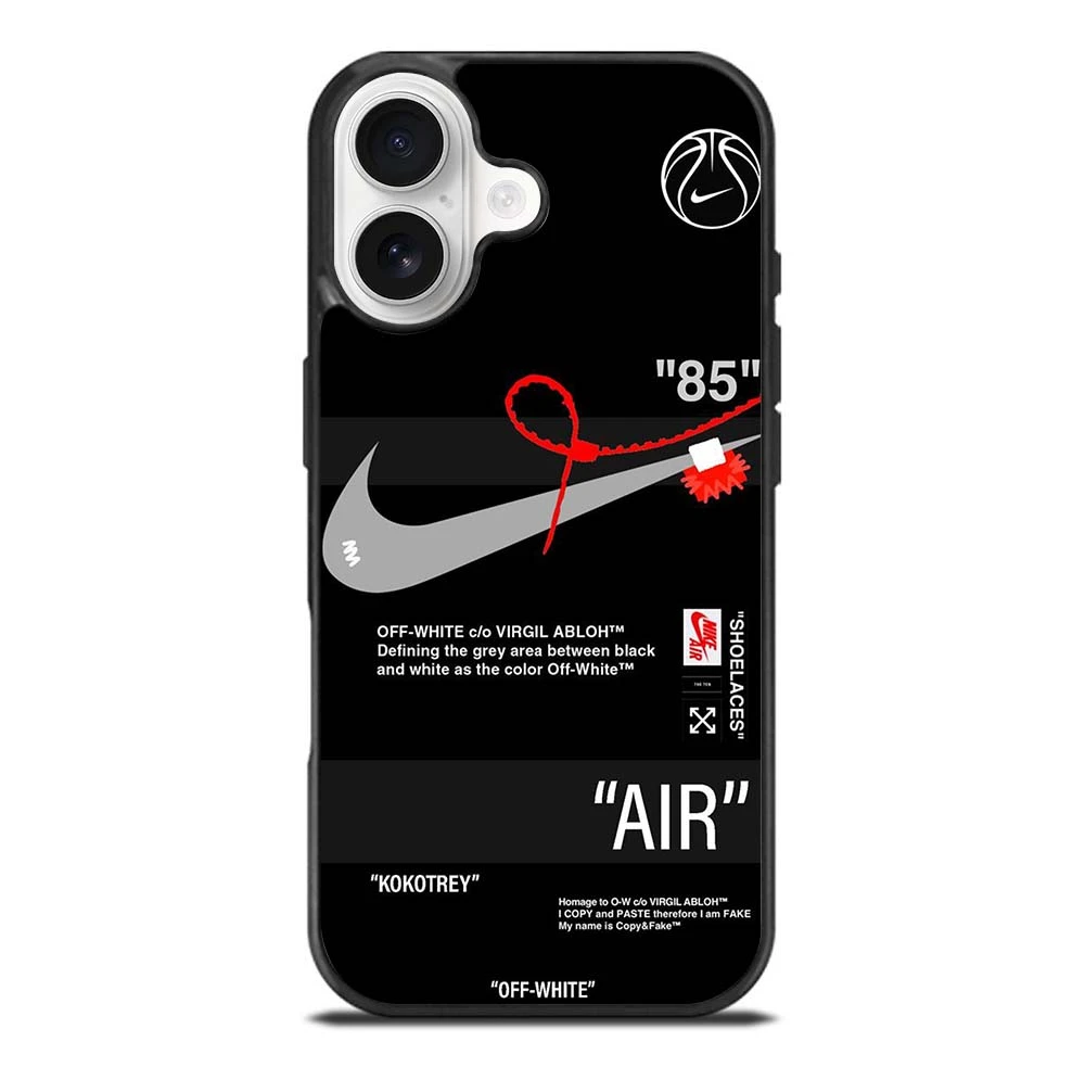 NIKE AIR JORDAN OFF WHITE SHOE LOGO iPhone 17 Case Cover NIKE AIR JORDAN OFF WHITE SHOE LOGO iPhone 17 Case Cover