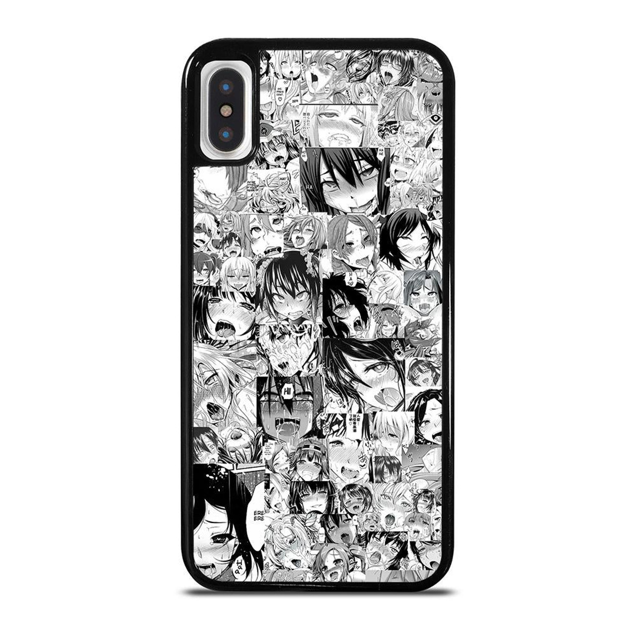 AMORVOR for iPhone X/XS Back Cover Anime Uzumaki Naruto Side design Soft  Case Liquid Silicone Phone Cases