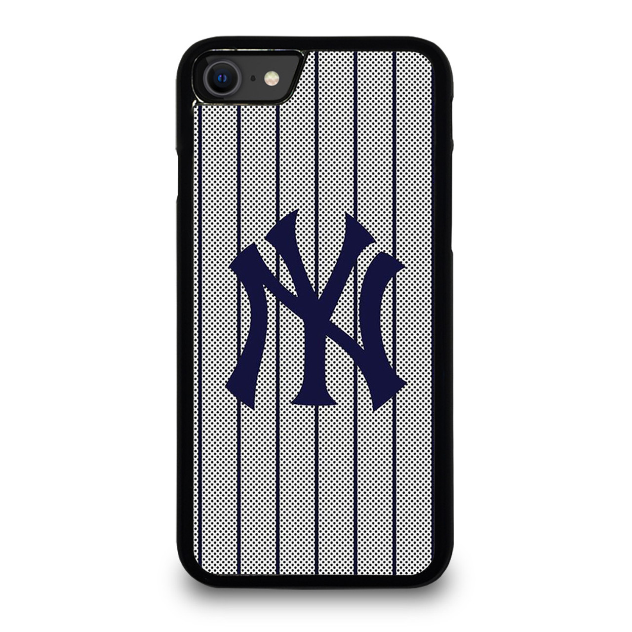 New York Yankees Text Backdrop Clear iPhone Case