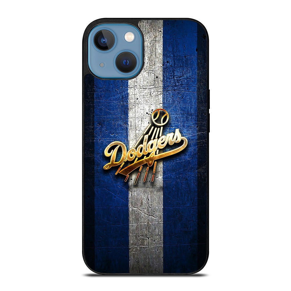 LOS ANGELES DODGERS GOLD LOGO iPhone 13 Case Cover LOS ANGELES DODGERS GOLD LOGO iPhone 13 Case Cover