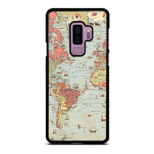 VINTAGE MAP Samsung Galaxy S9 Plus Case Cover VINTAGE MAP Samsung Galaxy S9 Plus Case Cover
